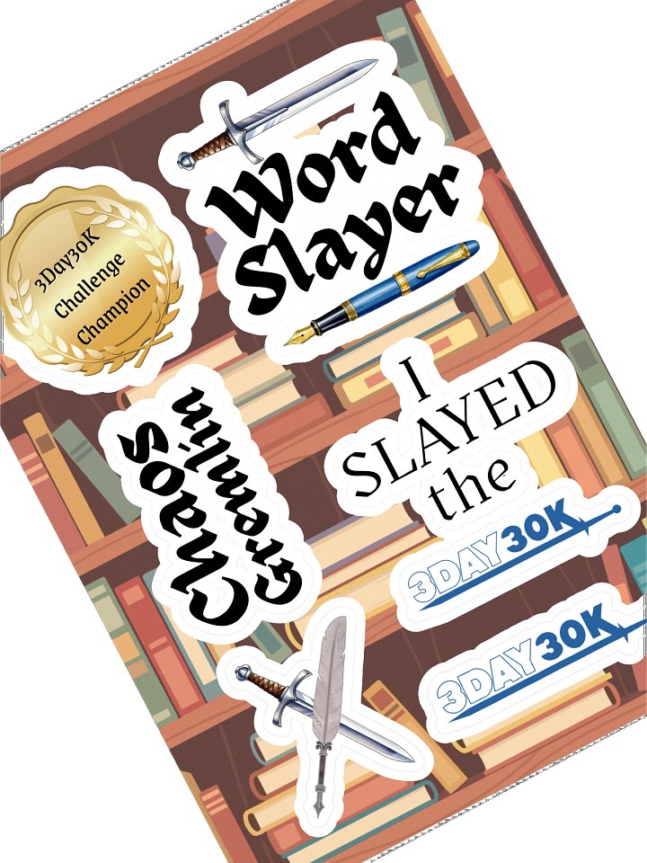3Day30K Sticker Sheet product image (1)