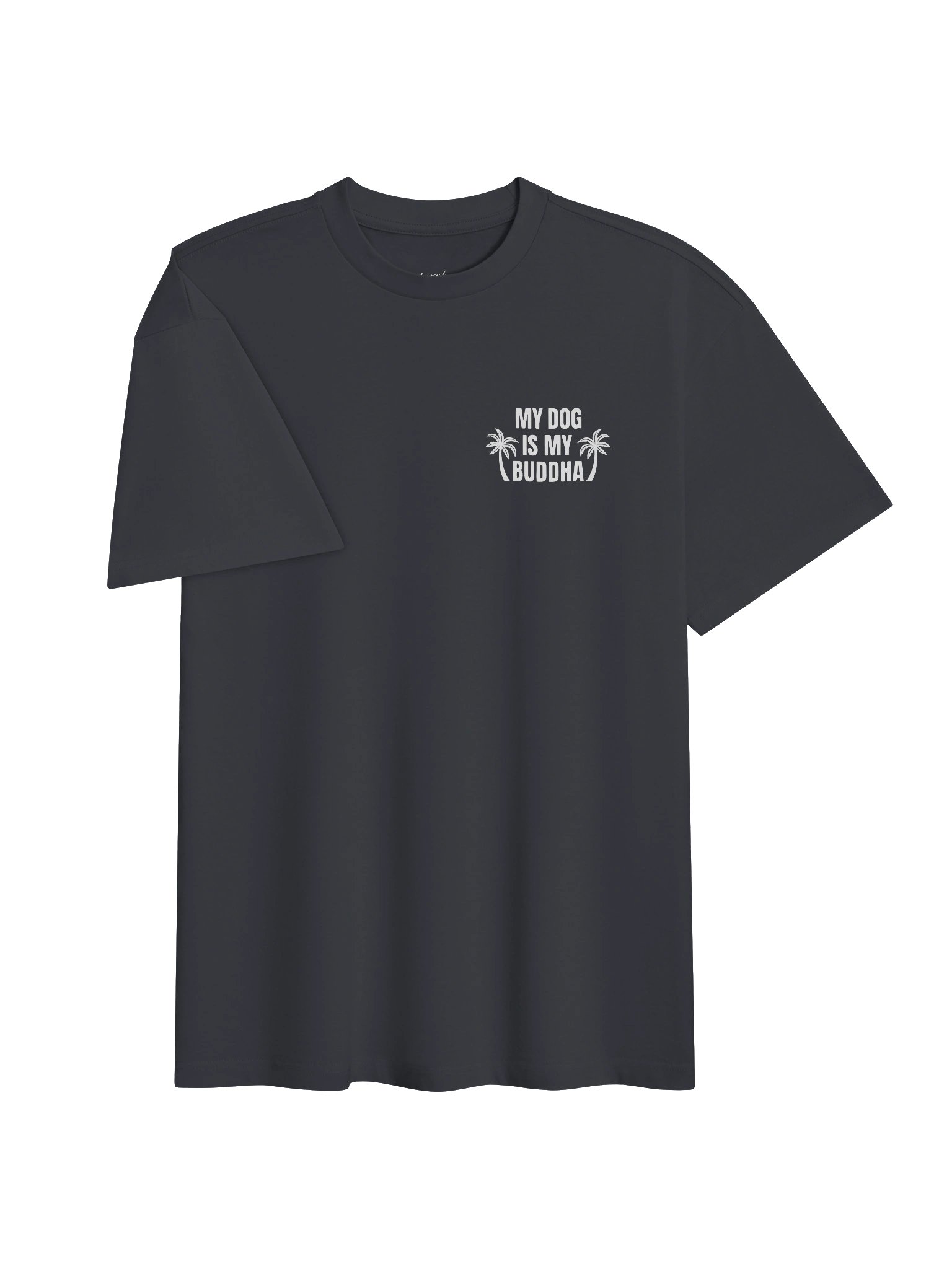 My Dog is My Buddha Box Tee Navy product image (3)