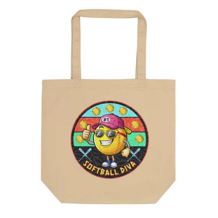 Softball Diva Eco Tote: Go Green in Style! product image (1)