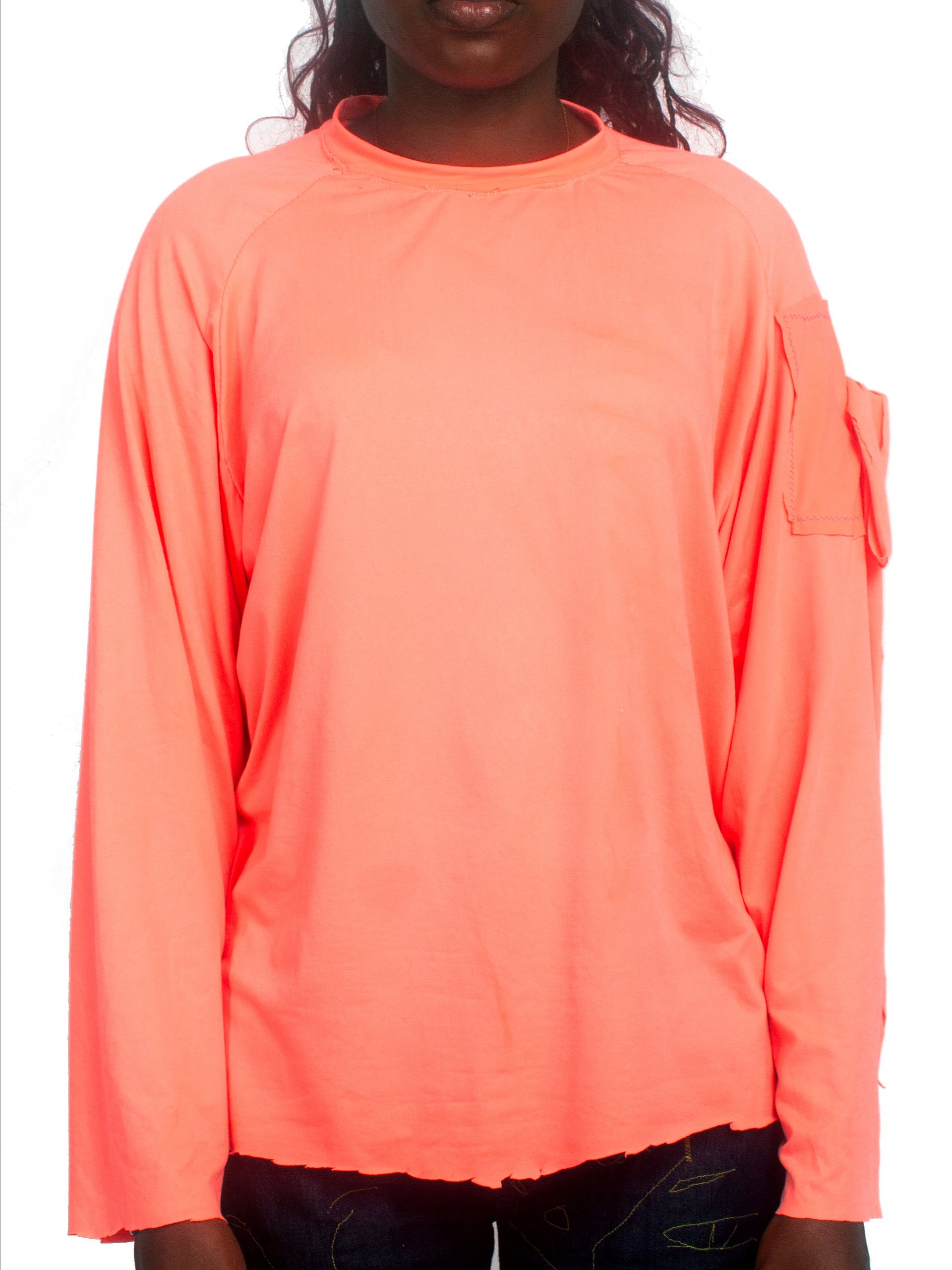 RAGLAN TEE L - BOW - Peach product image (1)
