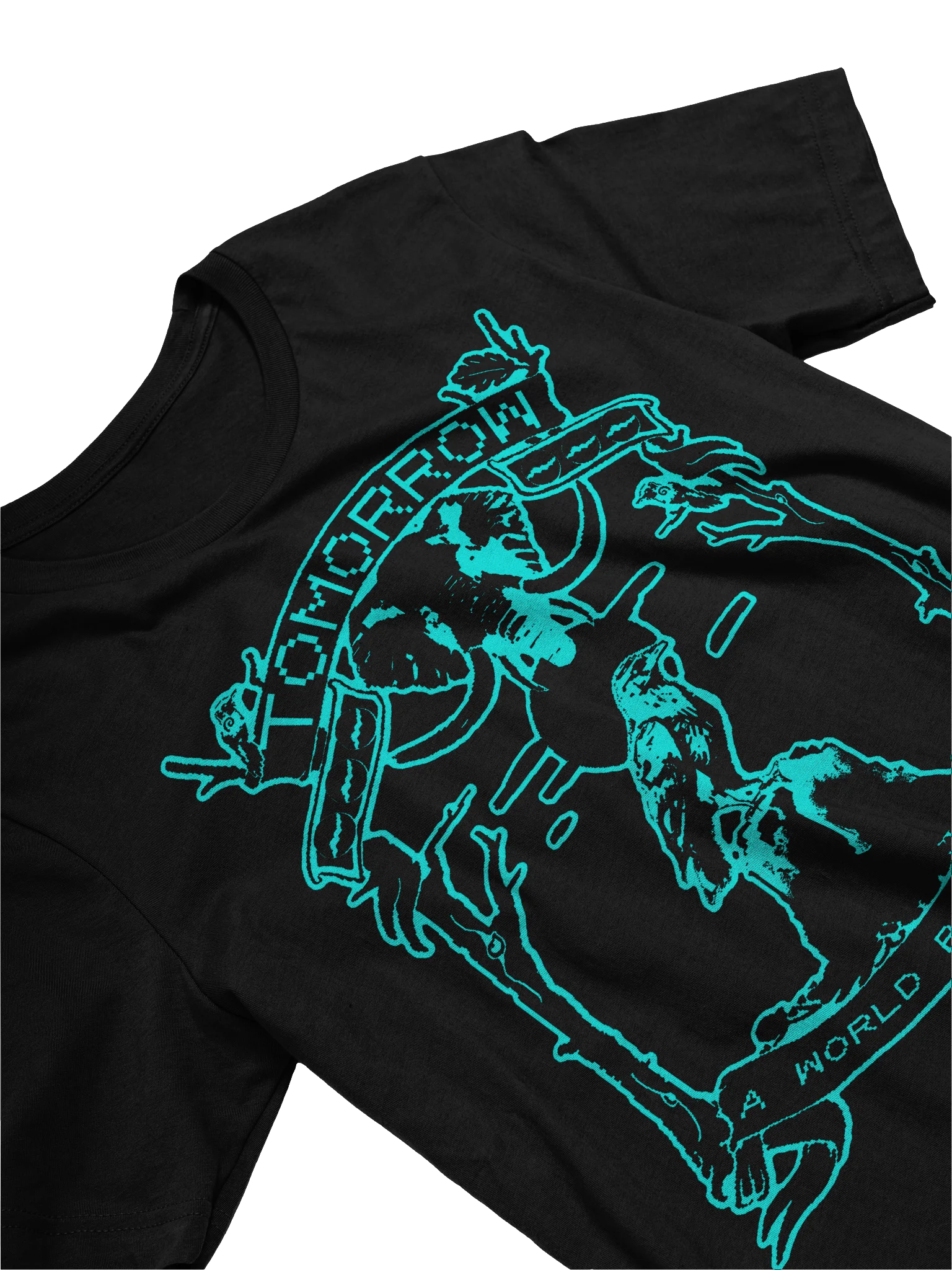 Tomorrow Unisex T-Shirt (Blue) product image (3)