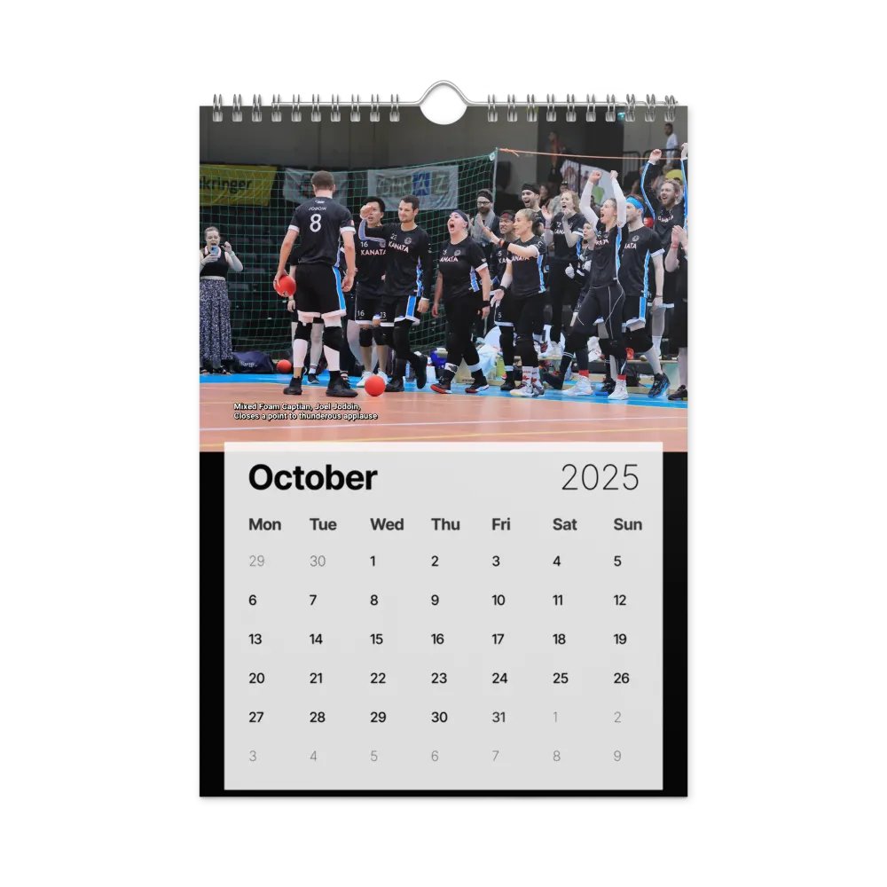 Team Canada Gold 2025 Calendar product image (12)