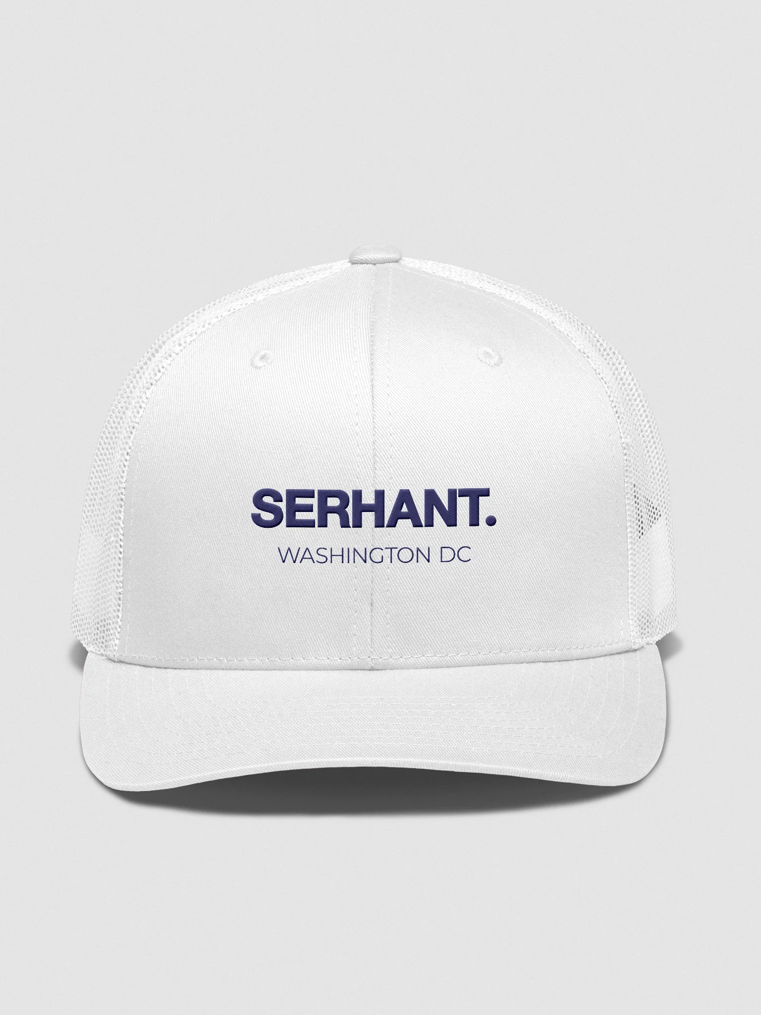 SERHANT. Washington DC White Trucker Hat product image (1)