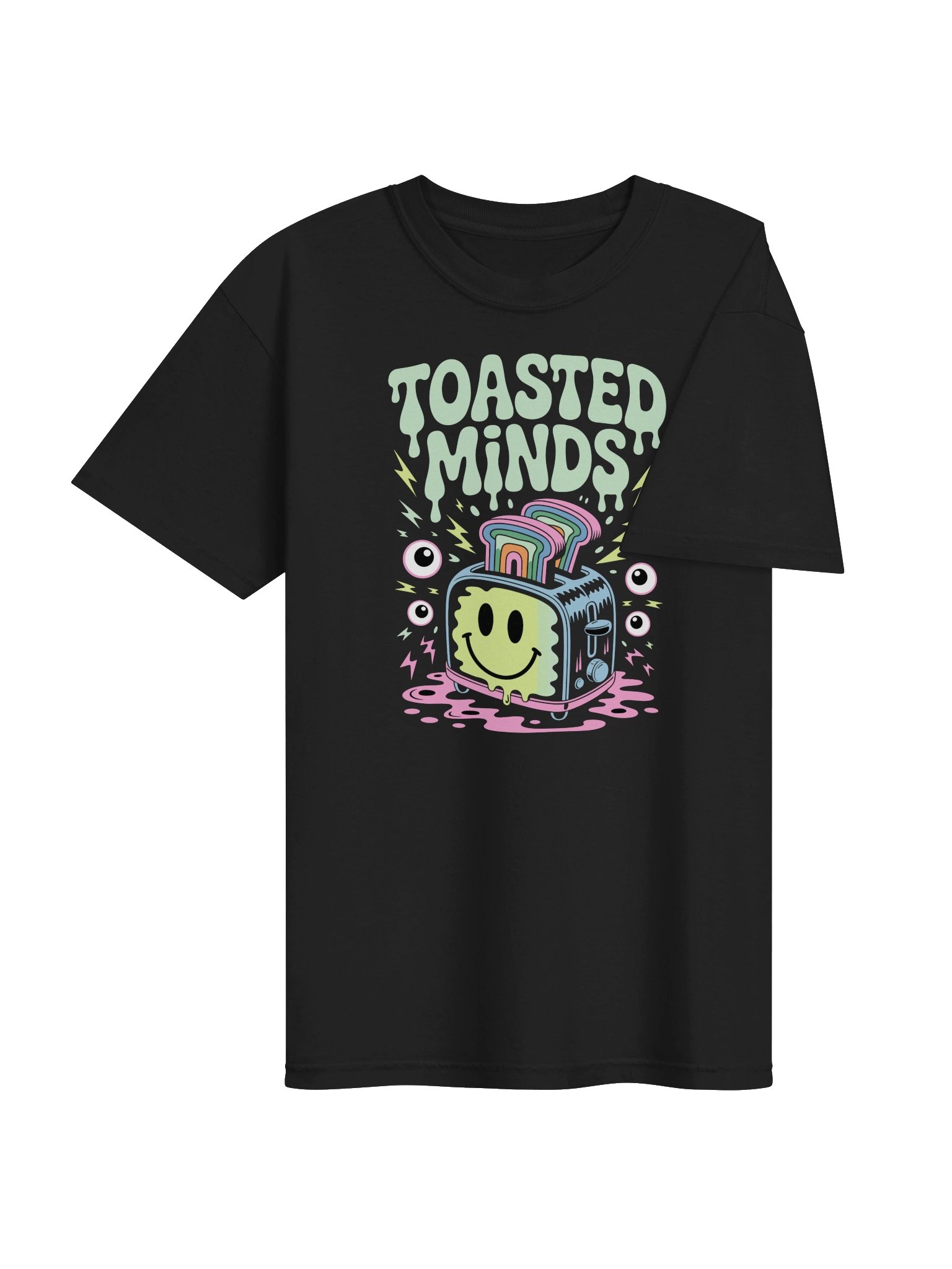 Toasted Minds Colorful Psychedelic Graphic T-Shirt product image (49)