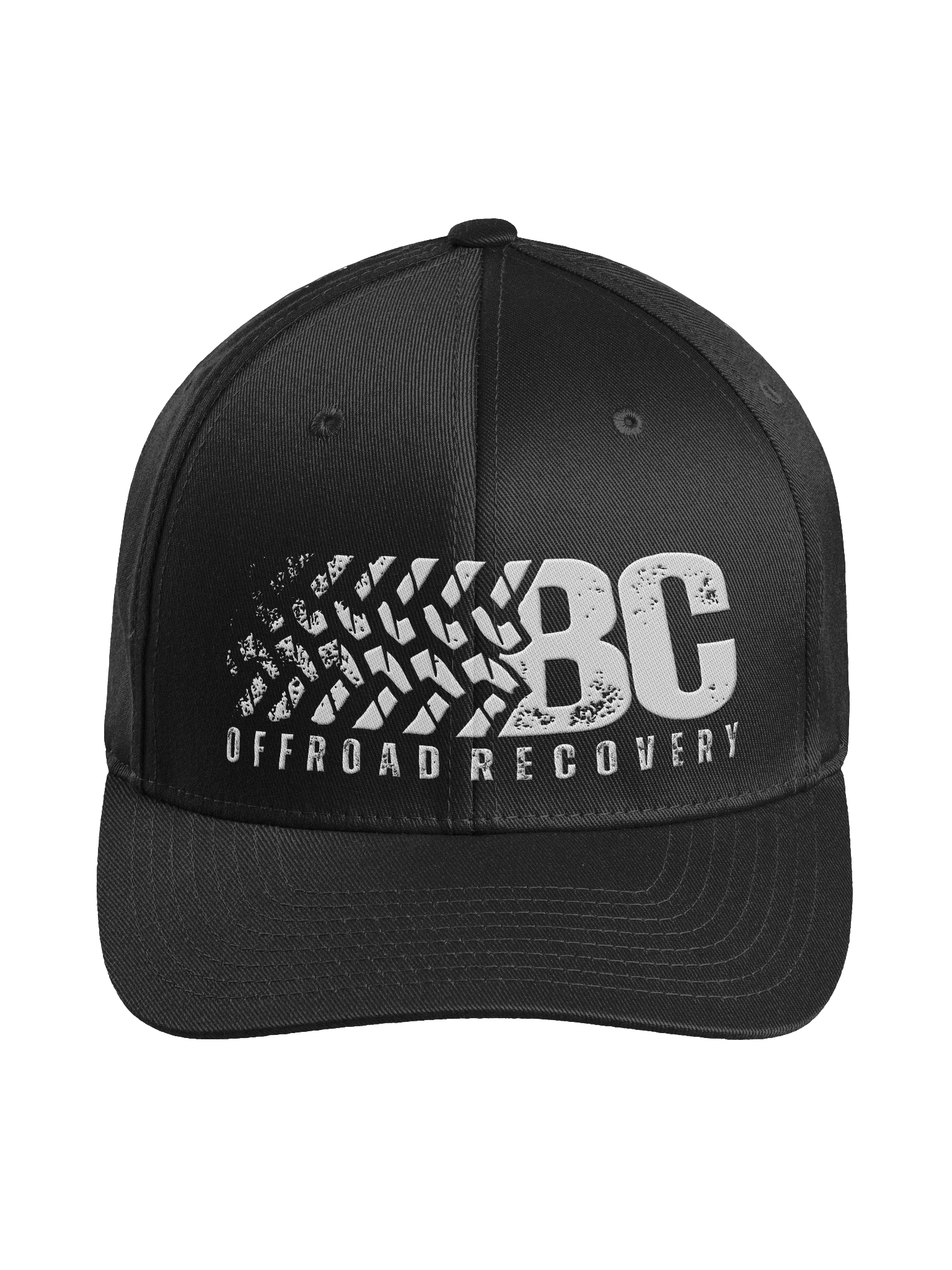 BC Off-Road Recovery Flexfit Cap — White Logo product image (1)