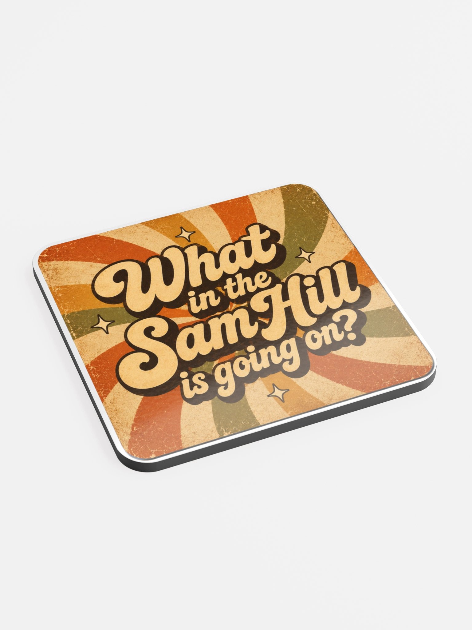 Lance Russell "What in the Sam Hill is going on?" Cup Coaster product image (2)