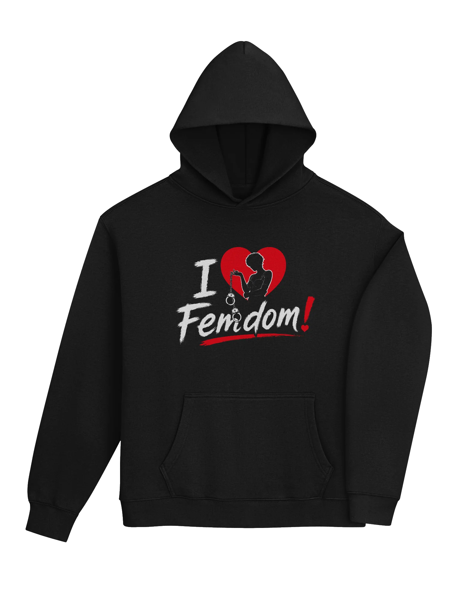 I Love Femdom! – Gothic Streetwear Hoodie product image (5)