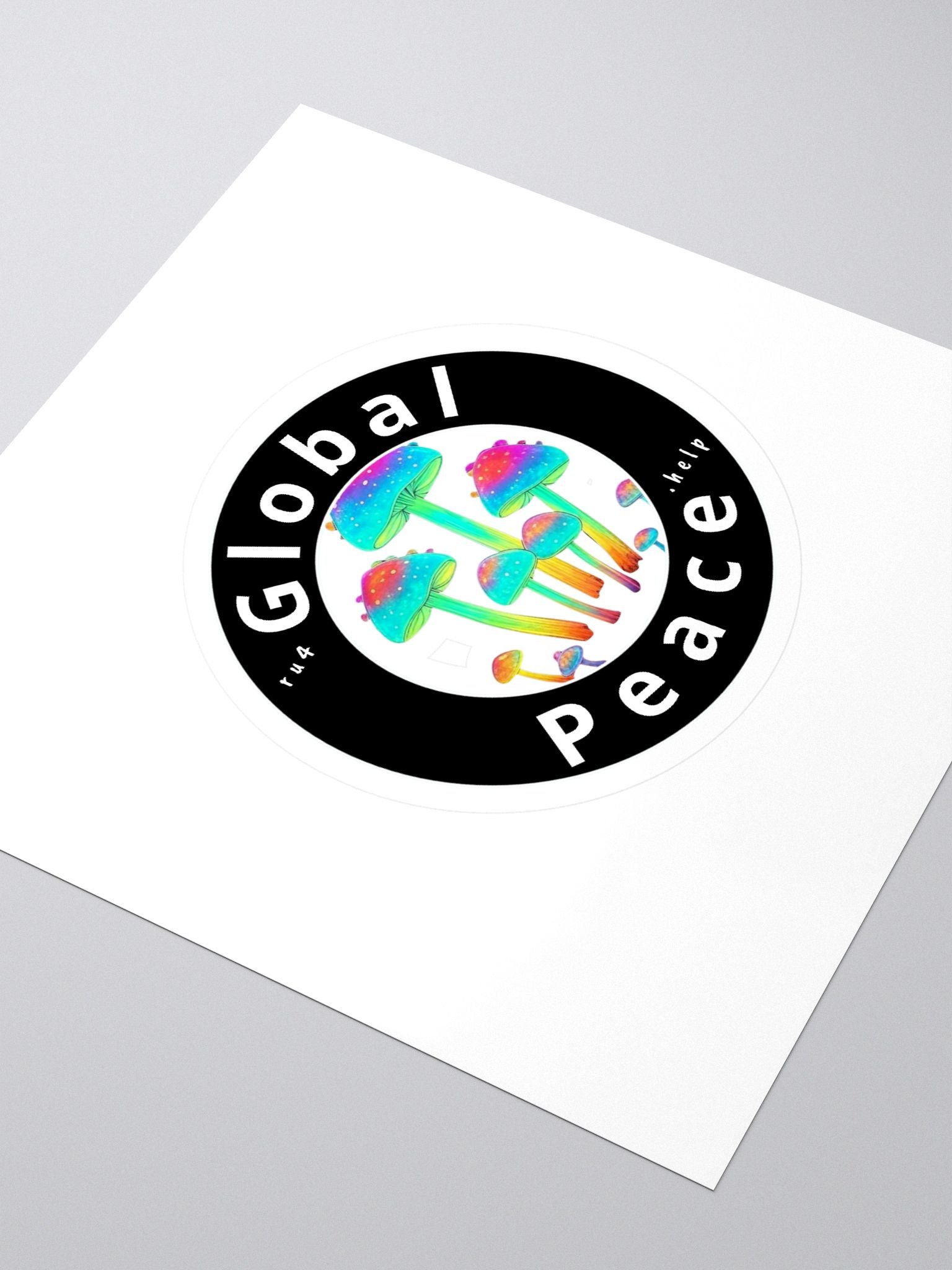 Psychedelic Global Peace Stickers product image (3)