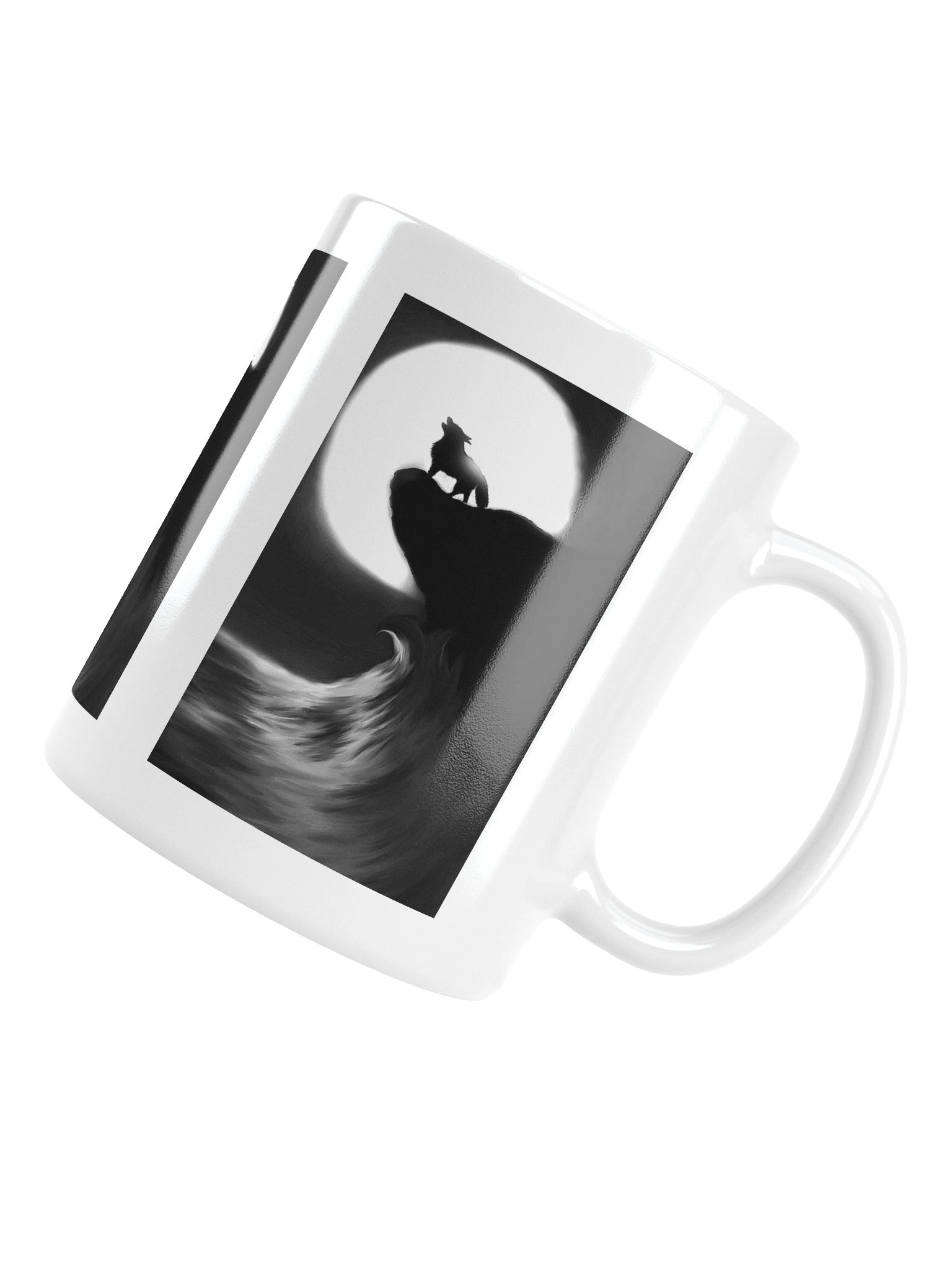 White Glossy Mug product image (5)