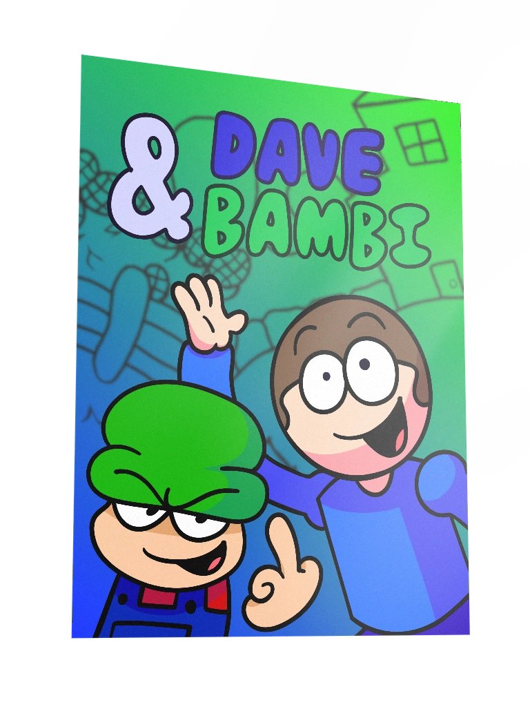 Dave and Bambi Poster (Middle Finger Version) product image (3)