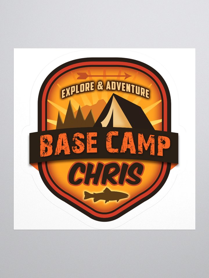 Explore and Adventure Base Camp Sticker product image (3)