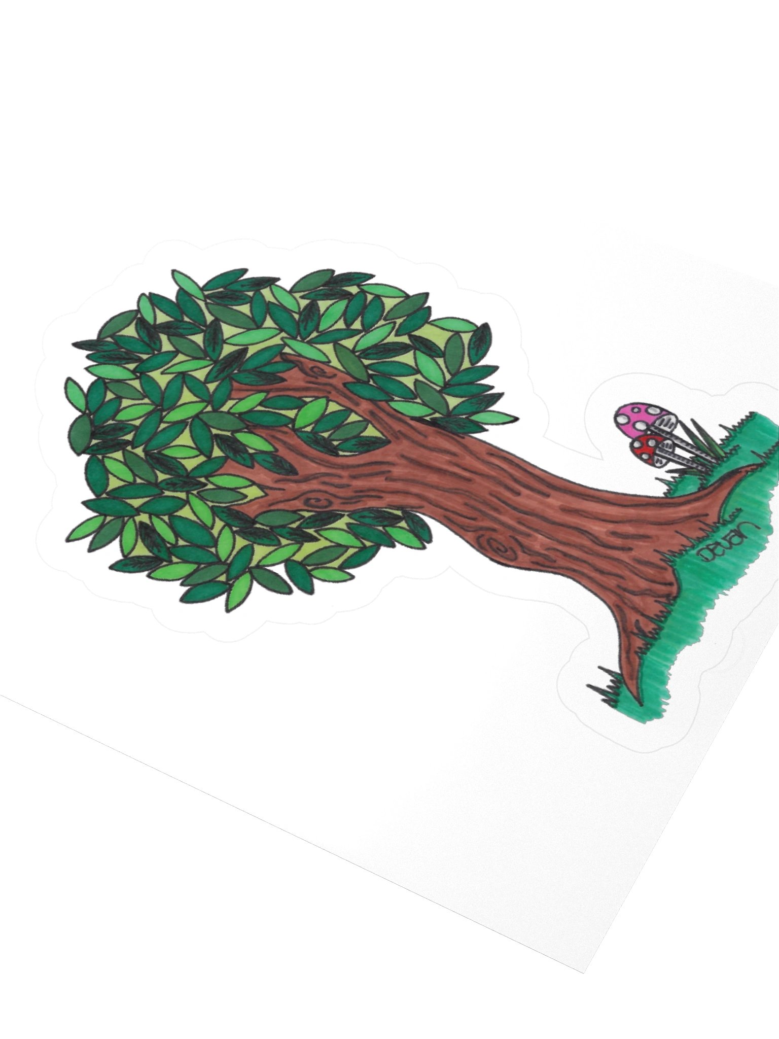 Leafy Tree Sticker product image (3)