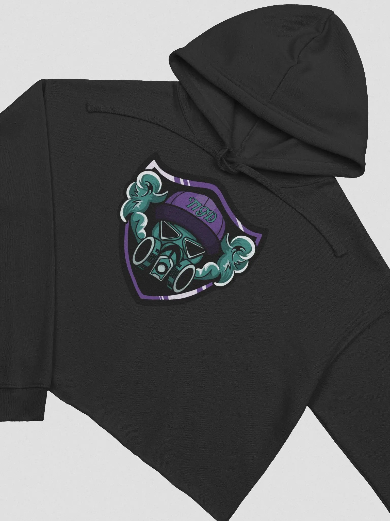That1GuyD Logo Crop Hoodie product image (5)
