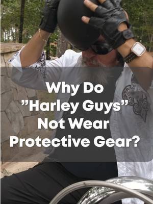 Why do Harley riders not wear protective gear? @ekontravel #protectivegear #dressfortheslidenottheride #roadarmor #ekontravel 
