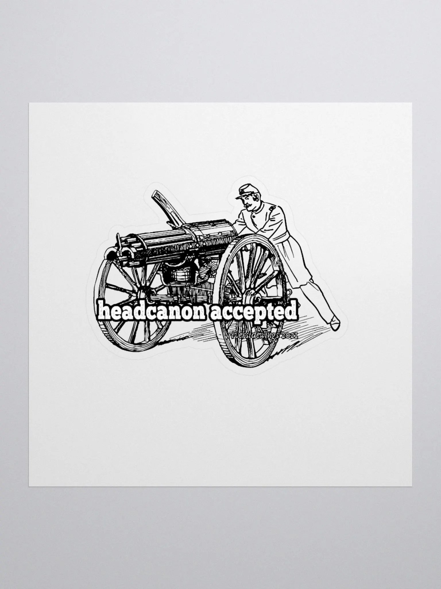 Headcanon Accepted (Sticker) product image (1)