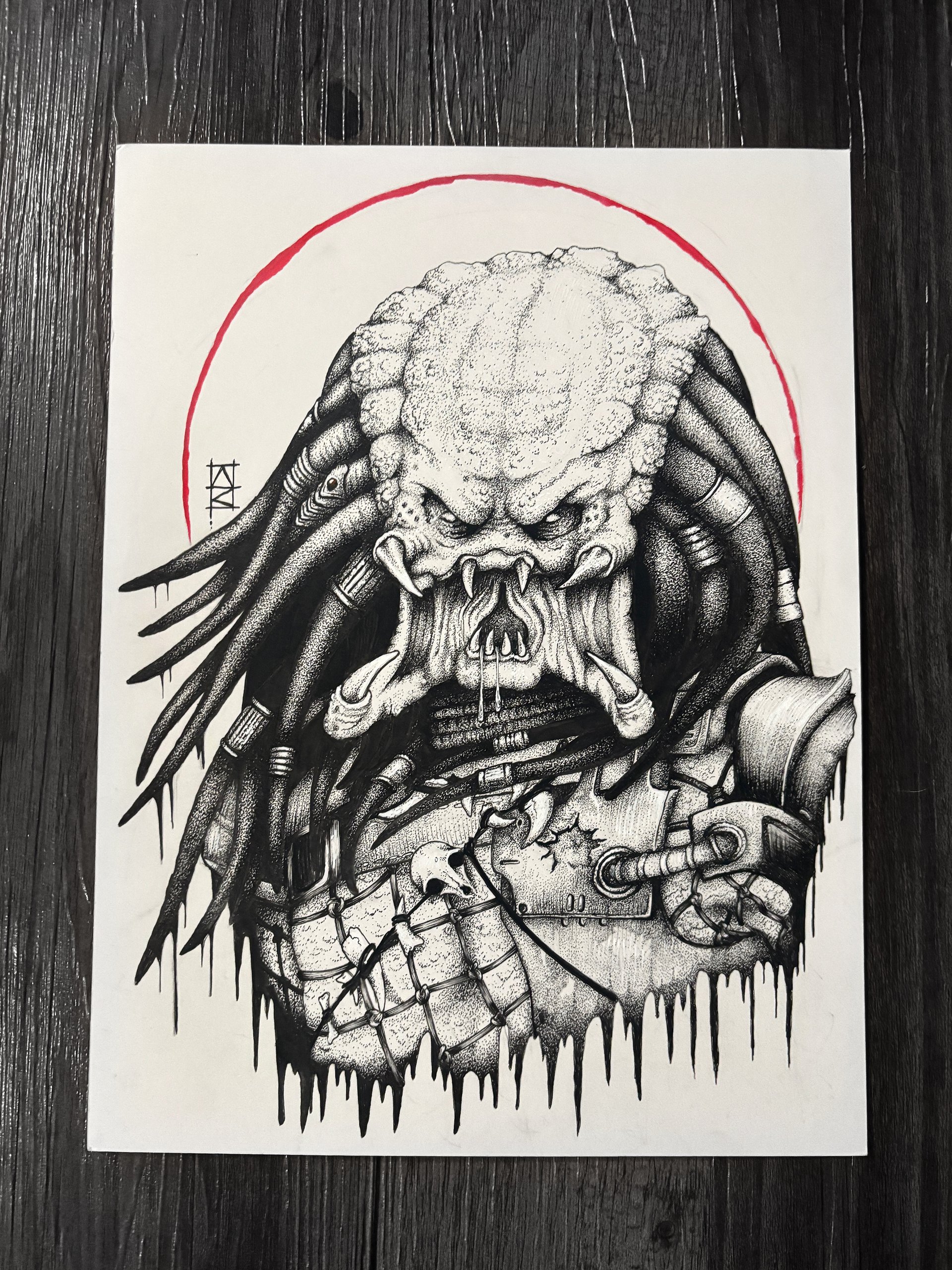 Predator Original Artwork product image (1)