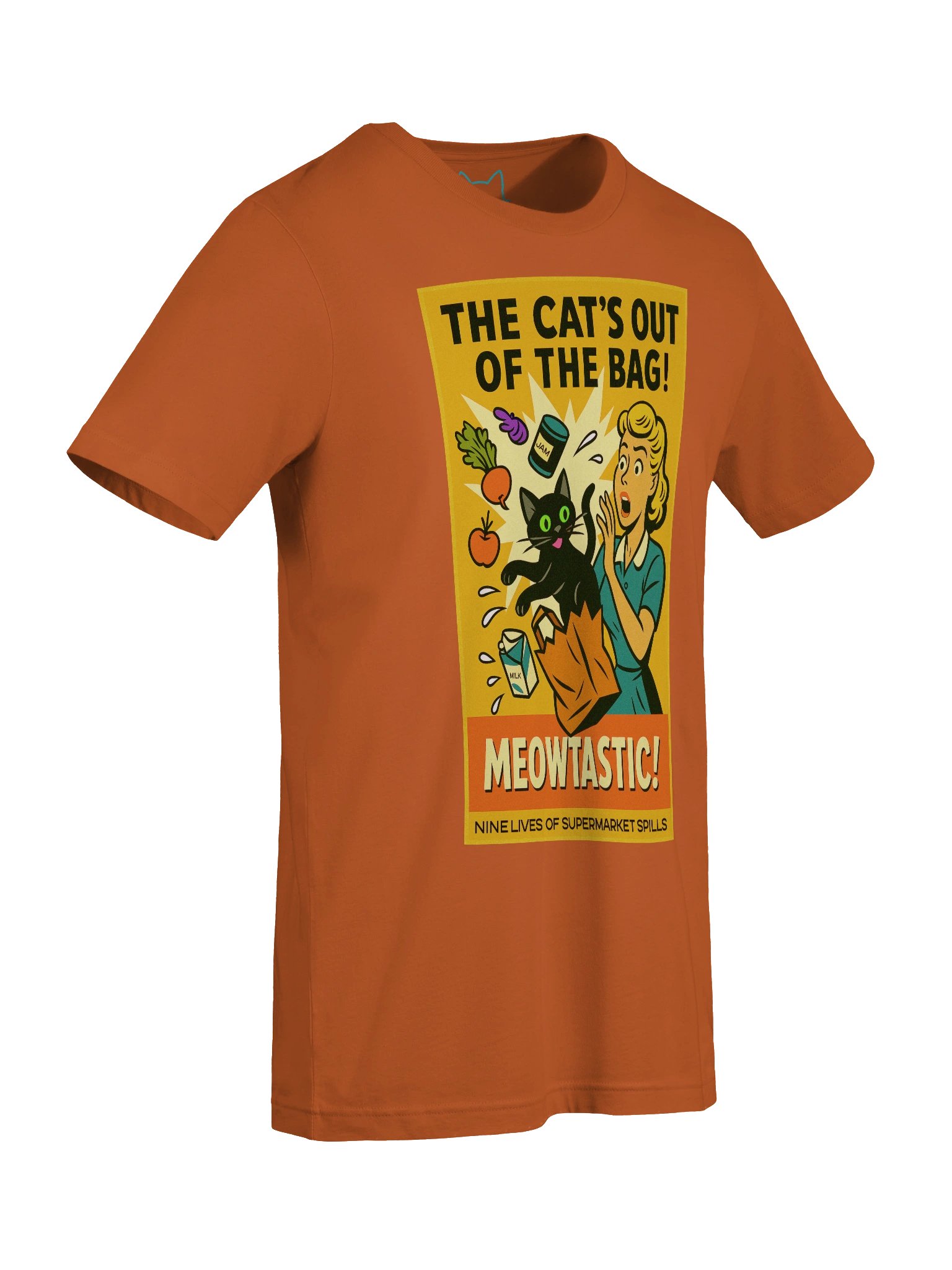 The Cat's Out of the Bag 1950's Retro Concert Tee Fit Unisex T-Shirt product image (57)