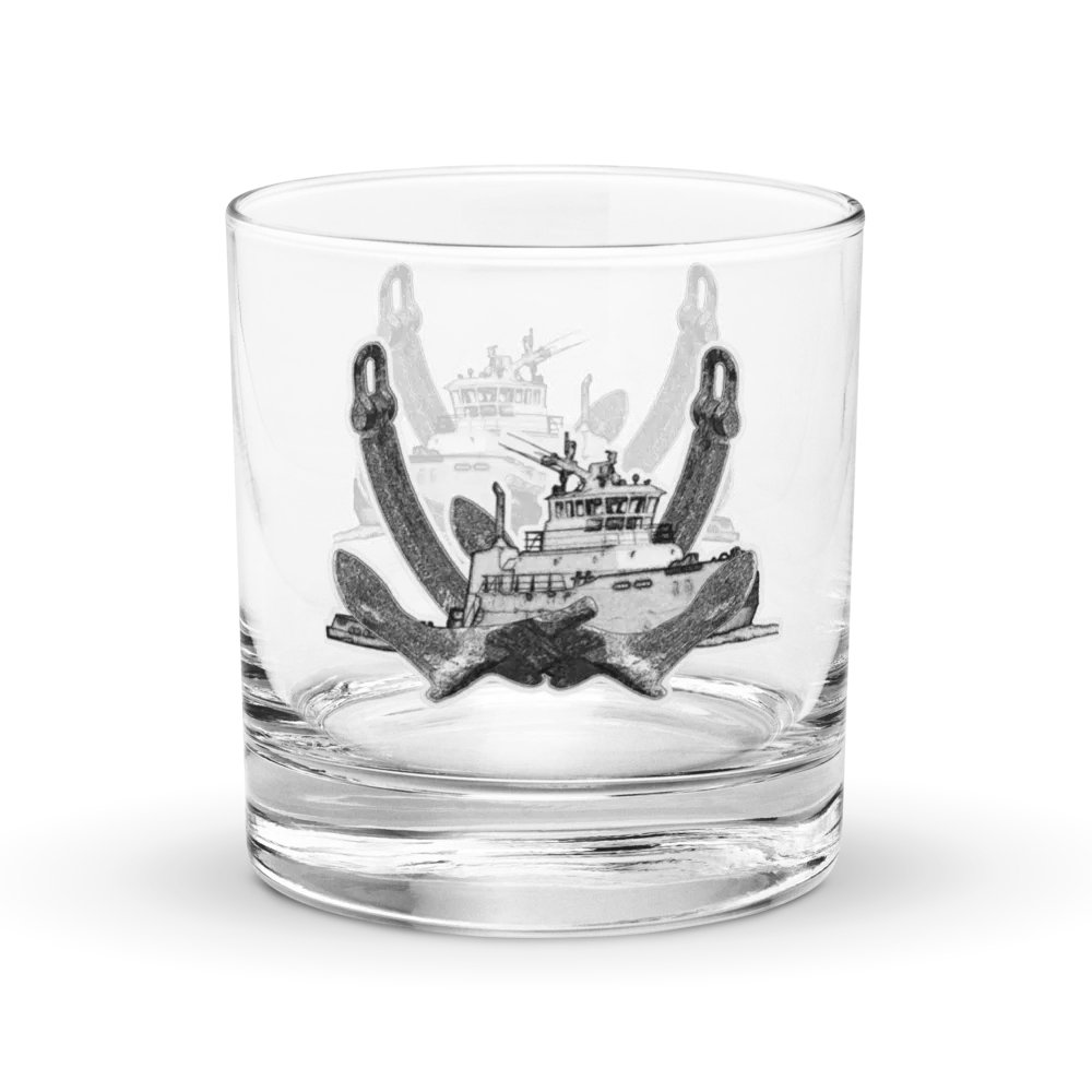 Twin Anchor Titan tug 10.5oz Rocks Glass product image (2)