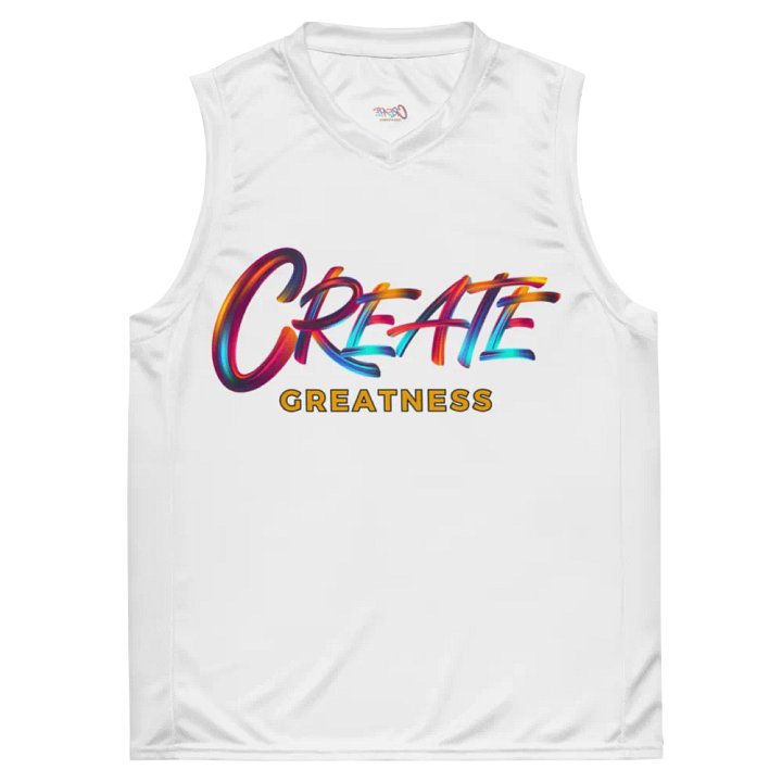 Create Greatness Energy Basketball Jersey product image (2)