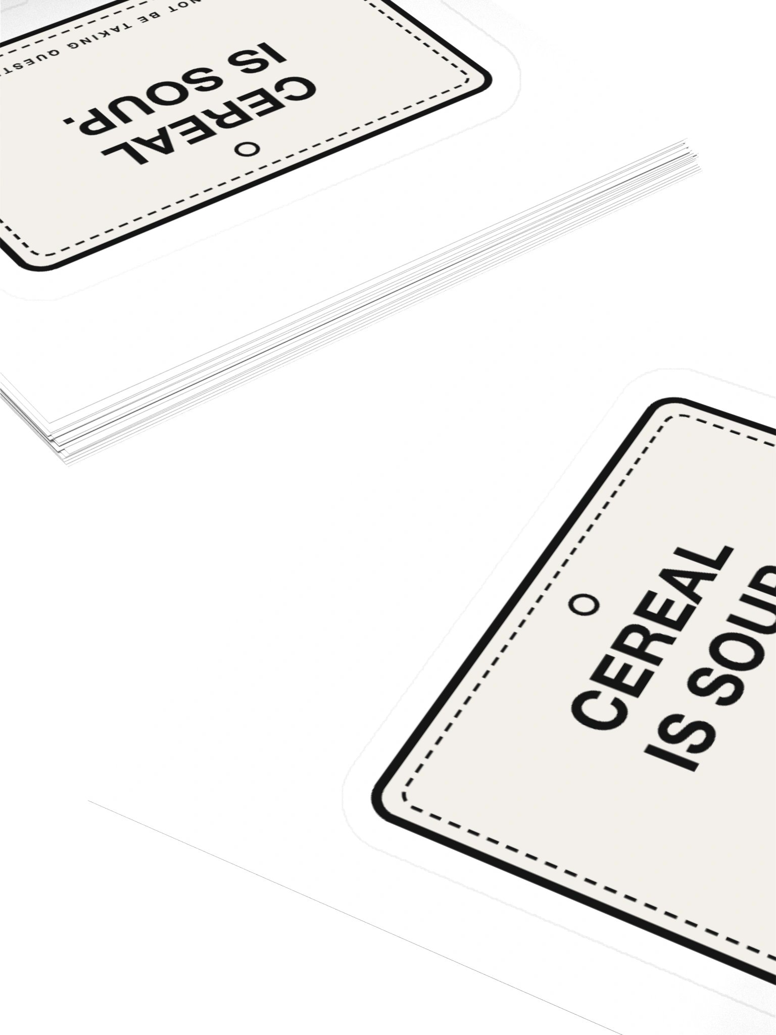 "Cereal Is Soup" Sticker product image (10)