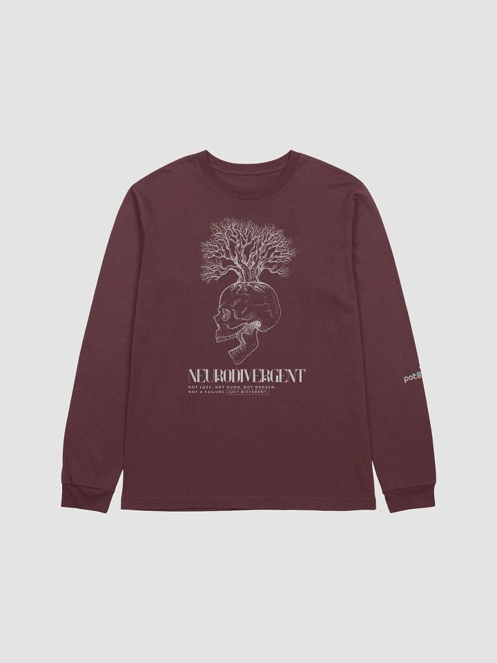 NEURODIVERGENT SKULL supersoft long sleeve tee product image (21)