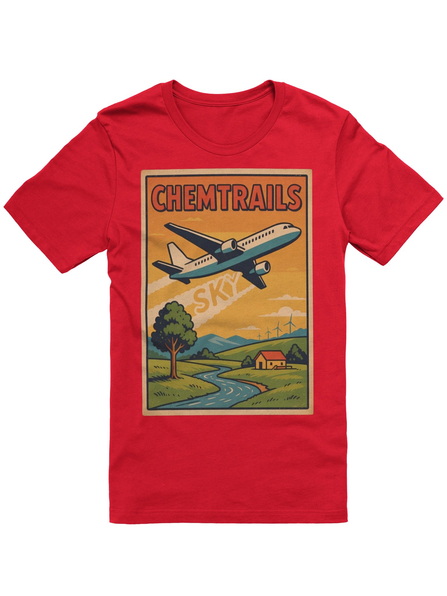Chemtrails Retro Women's Tee #2 product image (1)