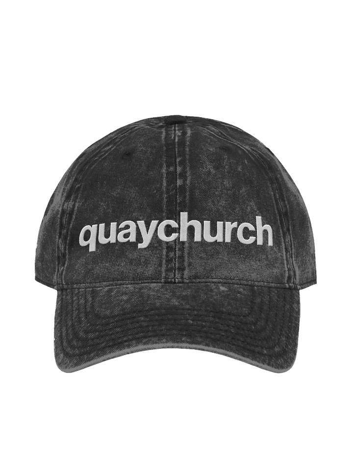 quaychurch washed baseball cap product image (1)