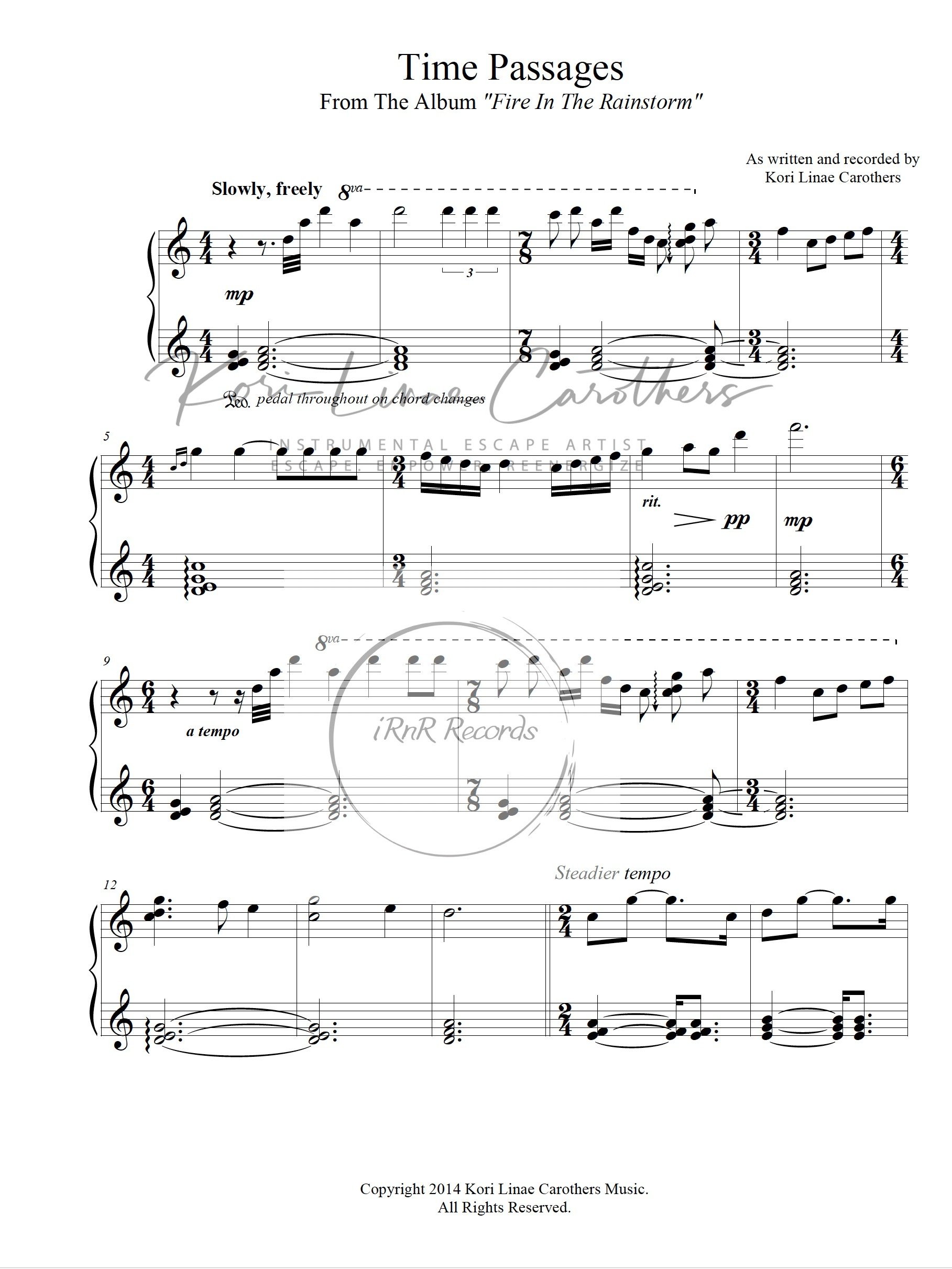 Time Passages Sheet Music product image (2)