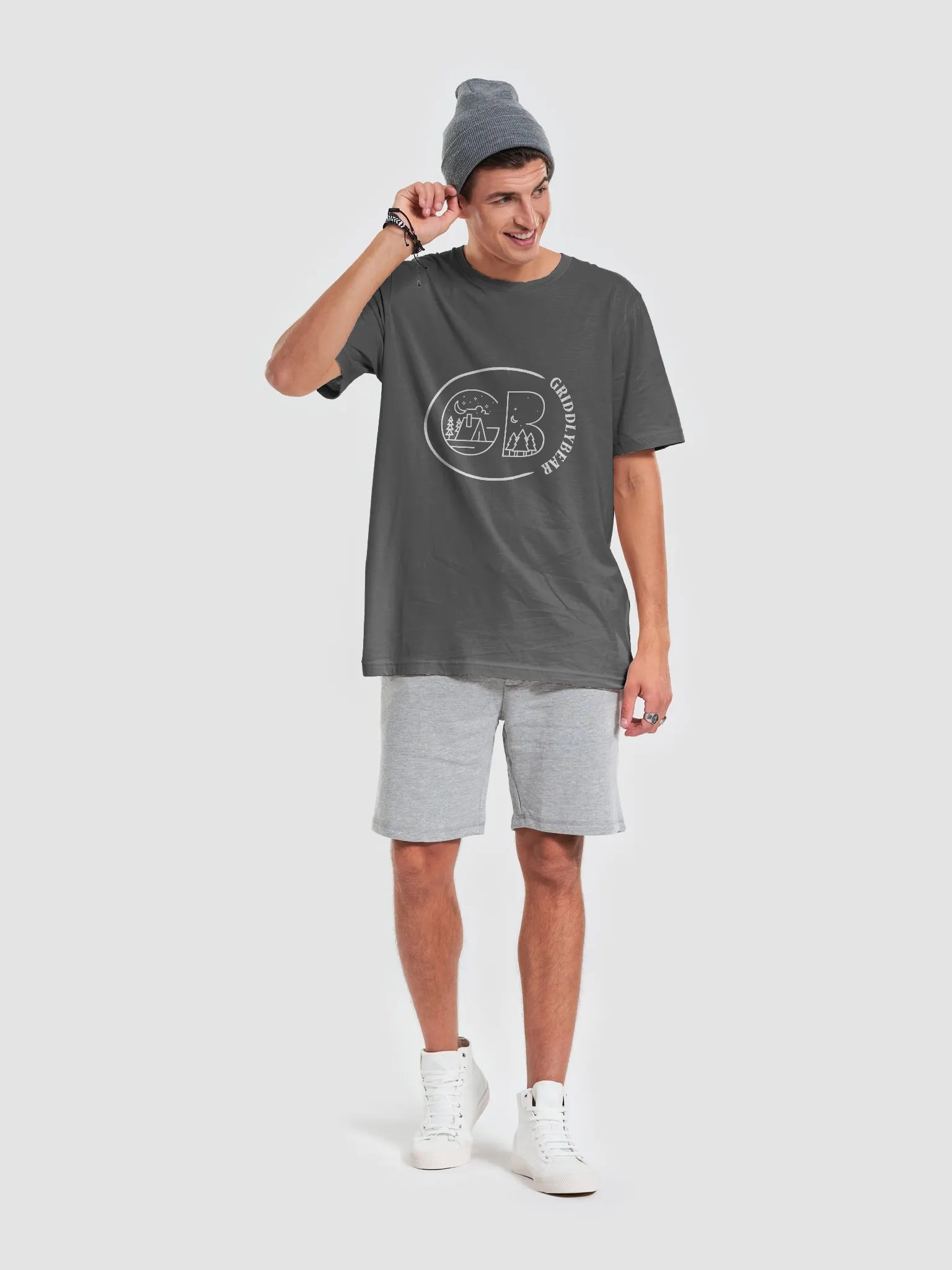 GRIDDLY Tee - White Logo product image (4)