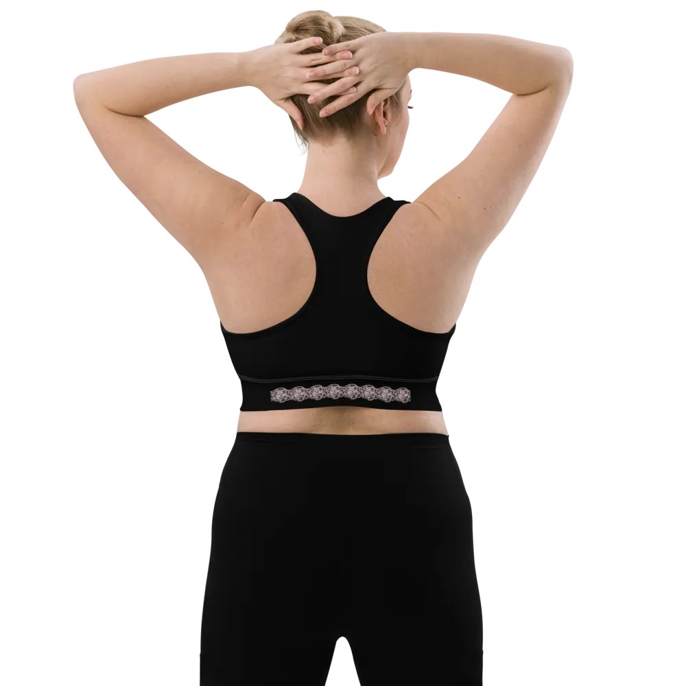 Lace Pink Premium Sportswear Longline Sports product image (10)