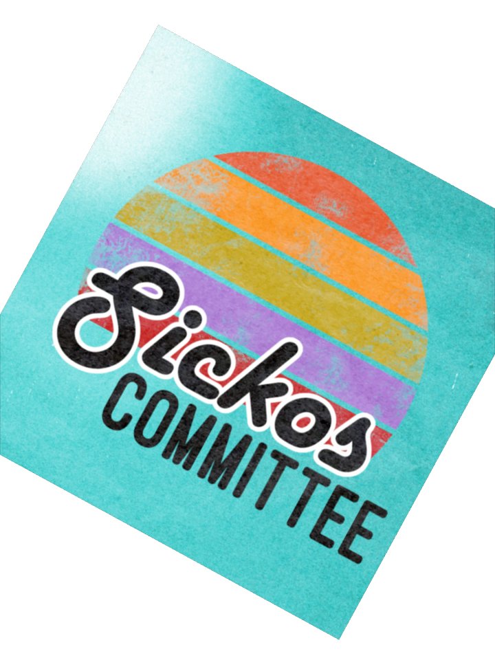 Sickos Commitee 60s Vibe Sticker (2 Sizes) product image (4)