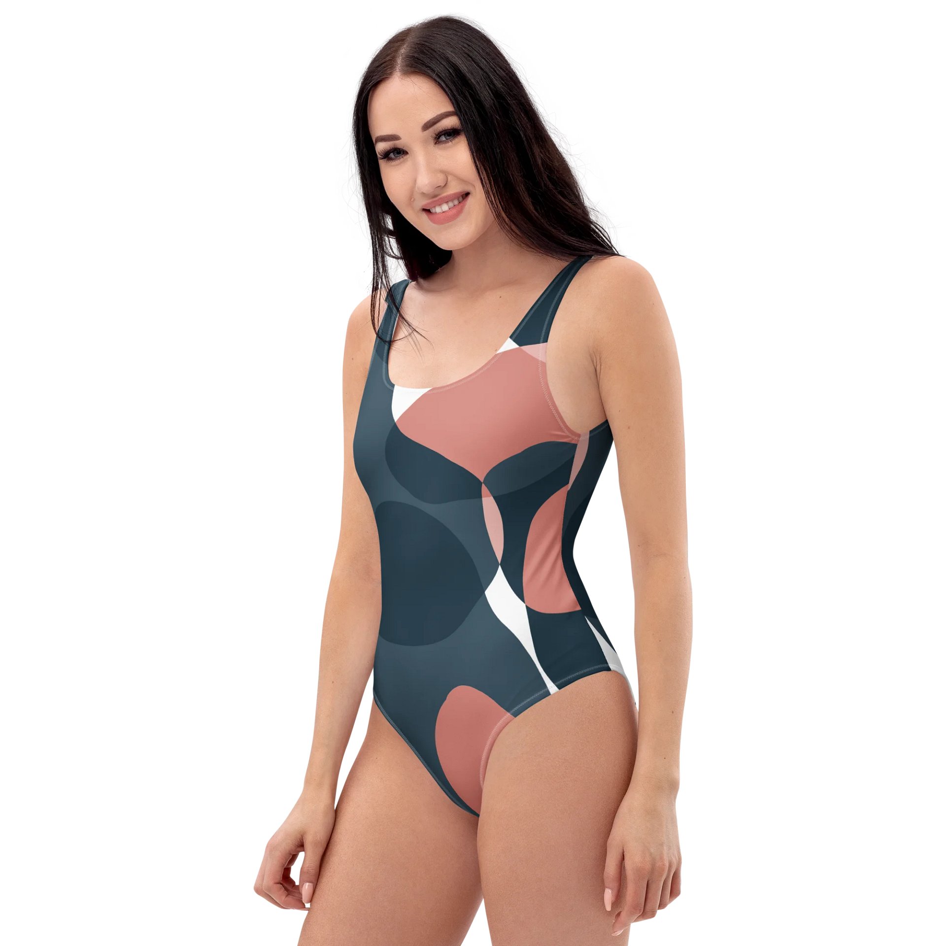 Velenir Geometric Womens One-Piece Swimsuit product image (4)