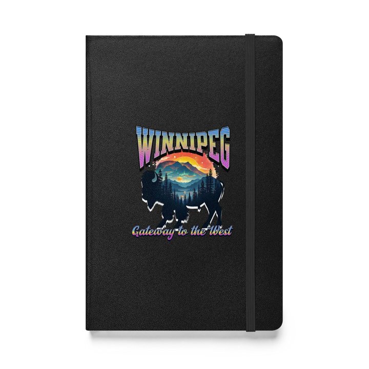 Winnipeg Gateway To The West Bison Hardcover Notebook product image (1)