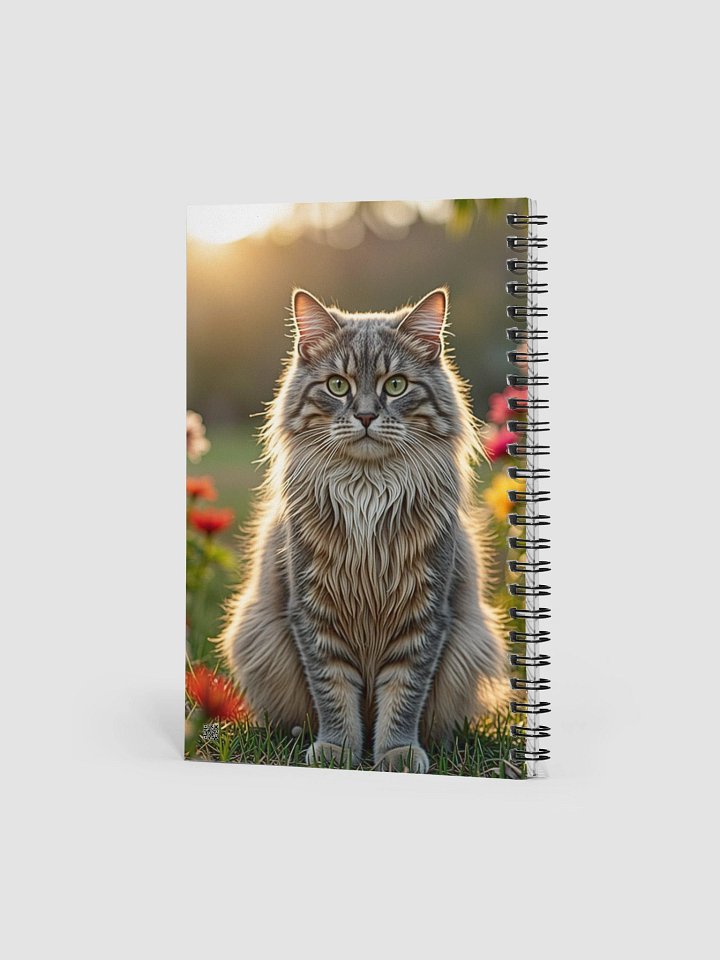 Floral Feline Dreams Spiral Notebook product image (2)