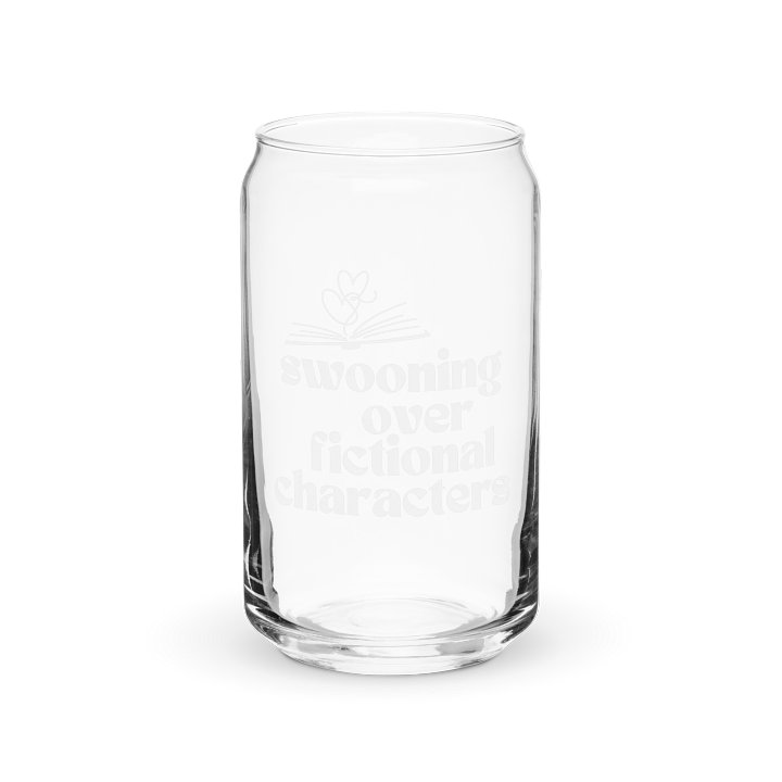 Swooning over Fictional Characters Can-Shaped Glass product image (1)