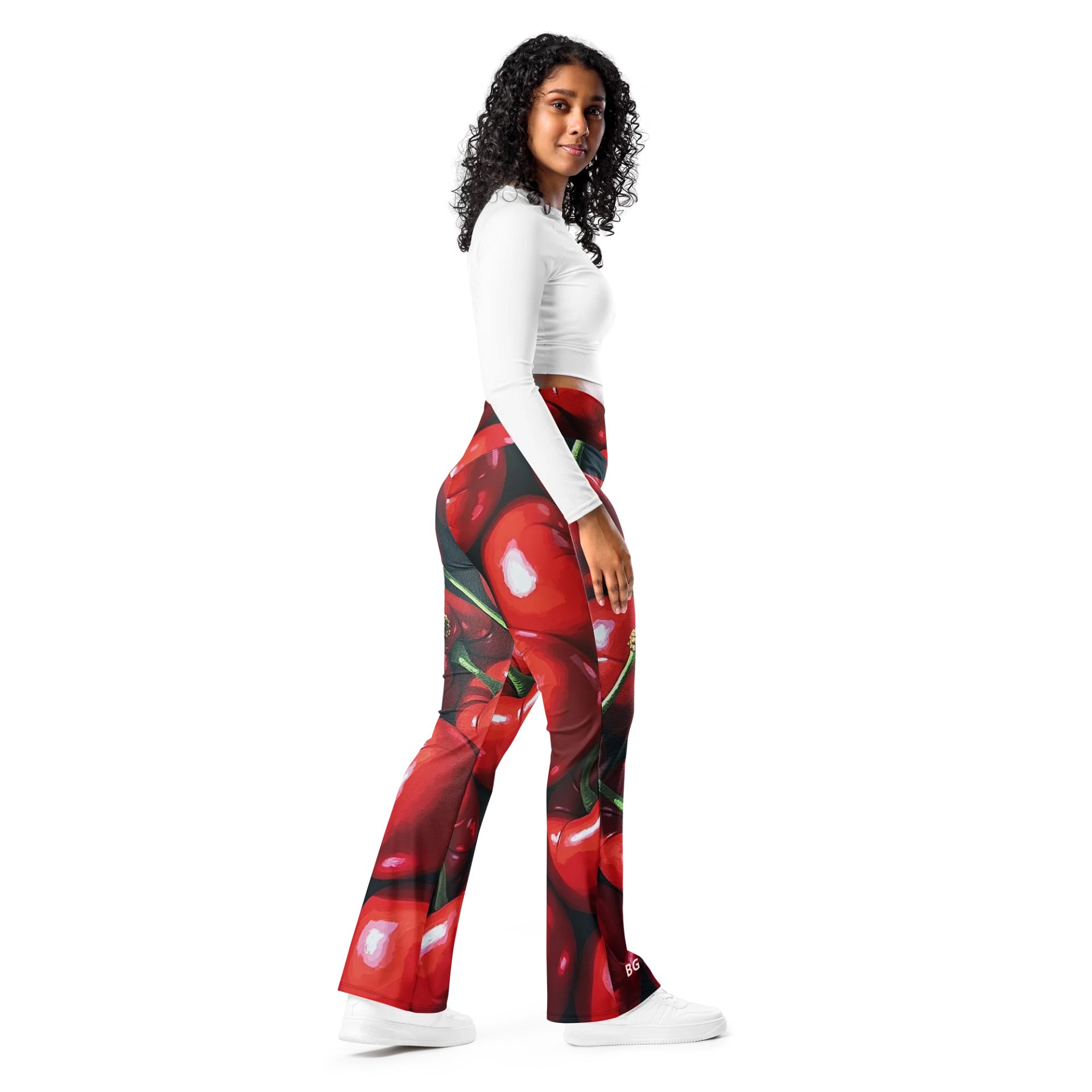 Barry Grady Cherries Flare Leggings product image (9)