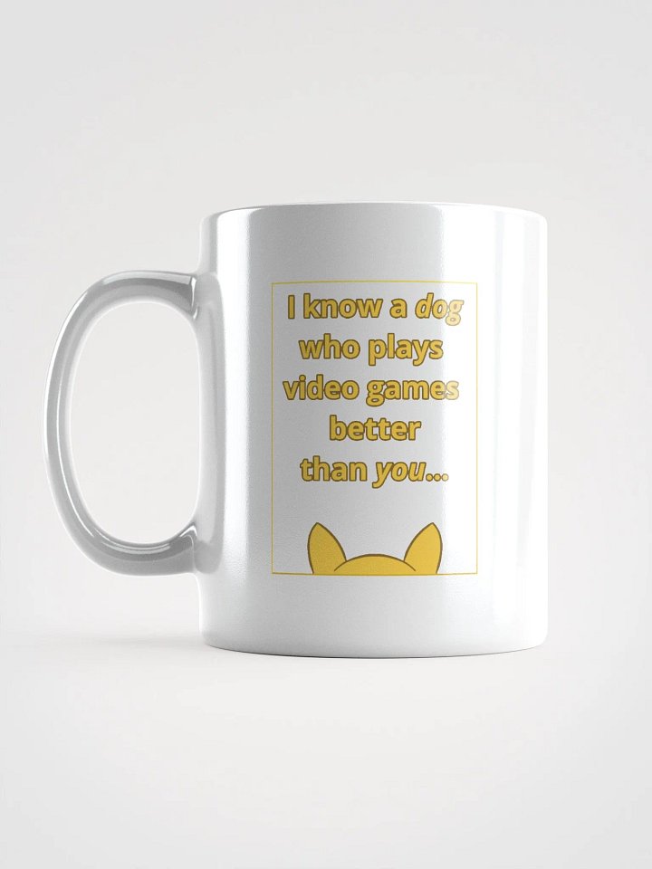 Doopsters - I know a Dog Gamer - White Glossy Mug product image (1)