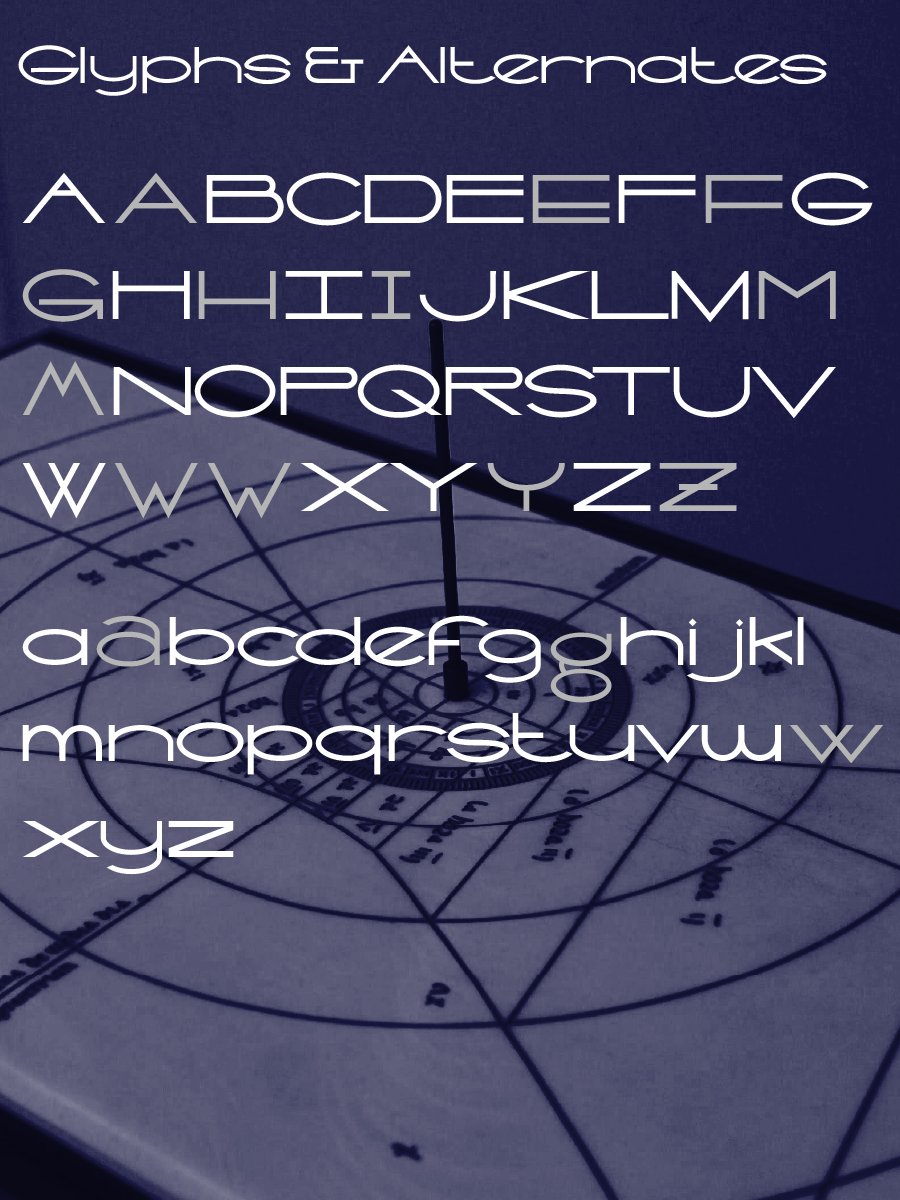 Armillary font product image (2)