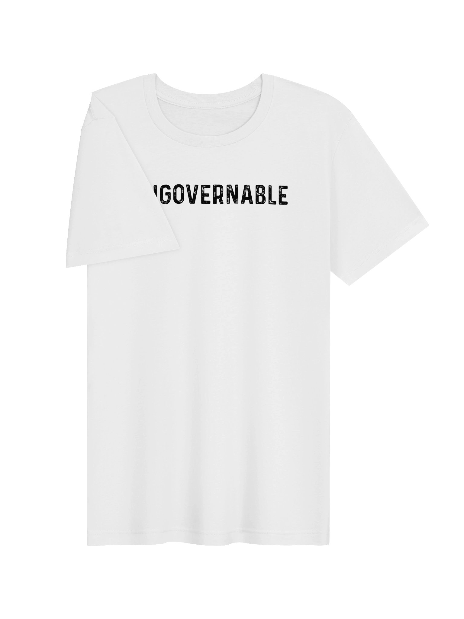 Ungovernable White T-Shirt product image (3)