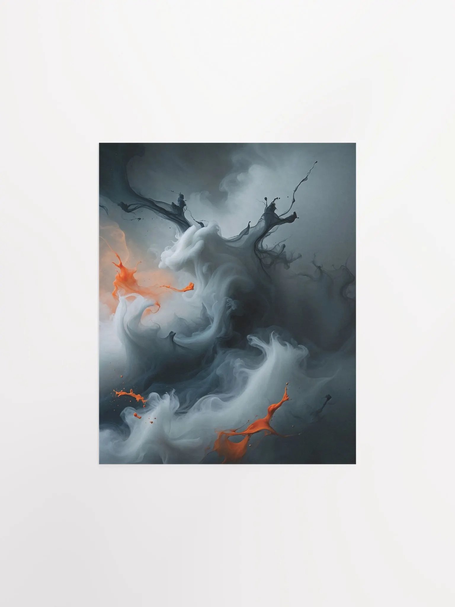 Vivid Smoke Swirls Poster product image (1)