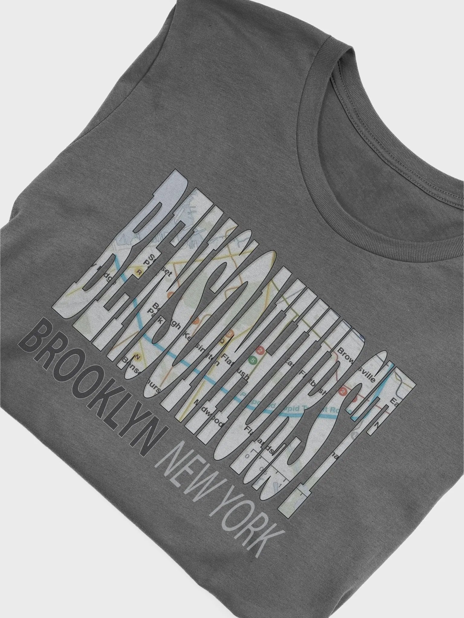 Fun Cool Bensonhurst Brooklyn New York with Subway Map product image (5)