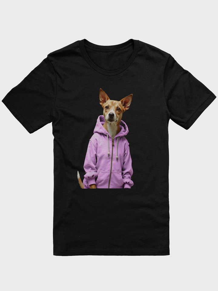 Potcake wearing hoodie Tee product image (1)