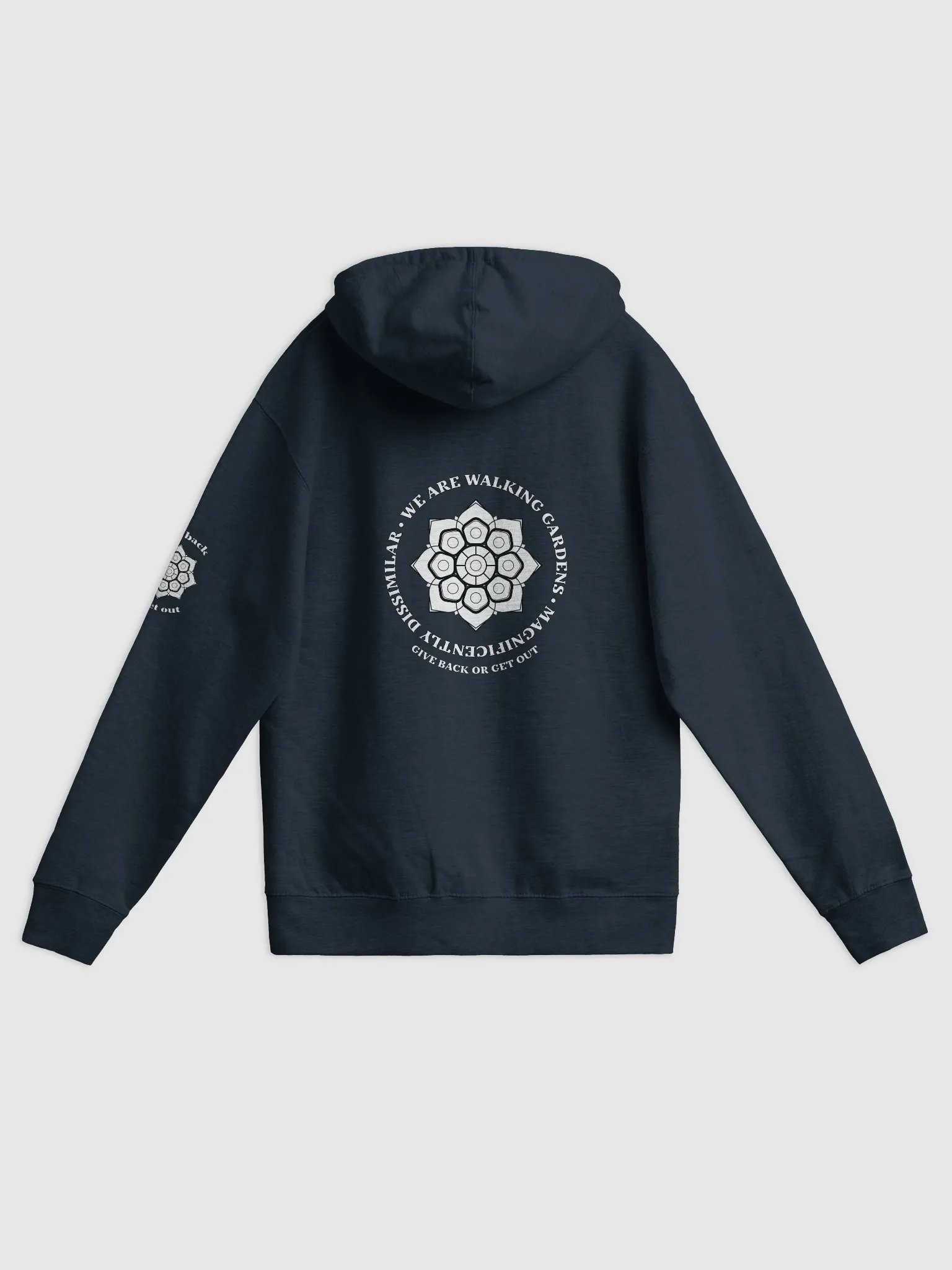 Walking Gardens zip hoodie 1 product image (2)