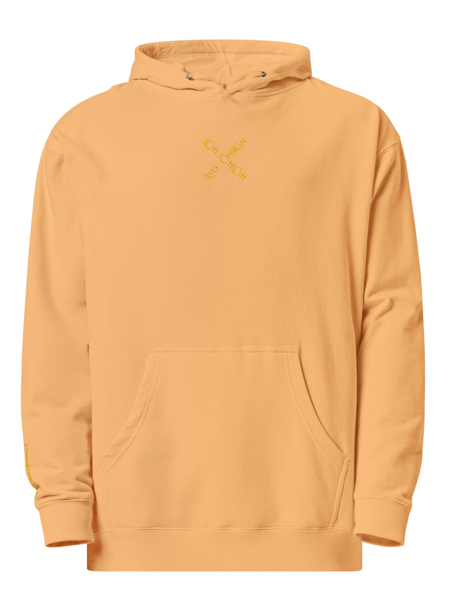 The Lives On HIGH | YTG STEALTH | UNISEX Hoodie | Peach product image (7)