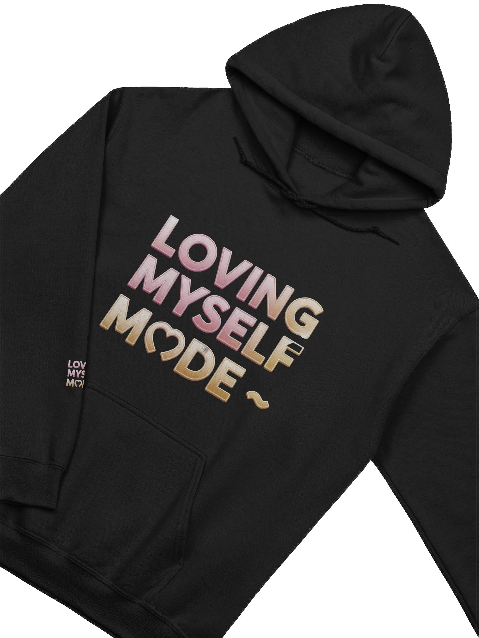 LOVING MYSELF MODE | Self Love Affirmation Quote Design Hoodie product image (3)