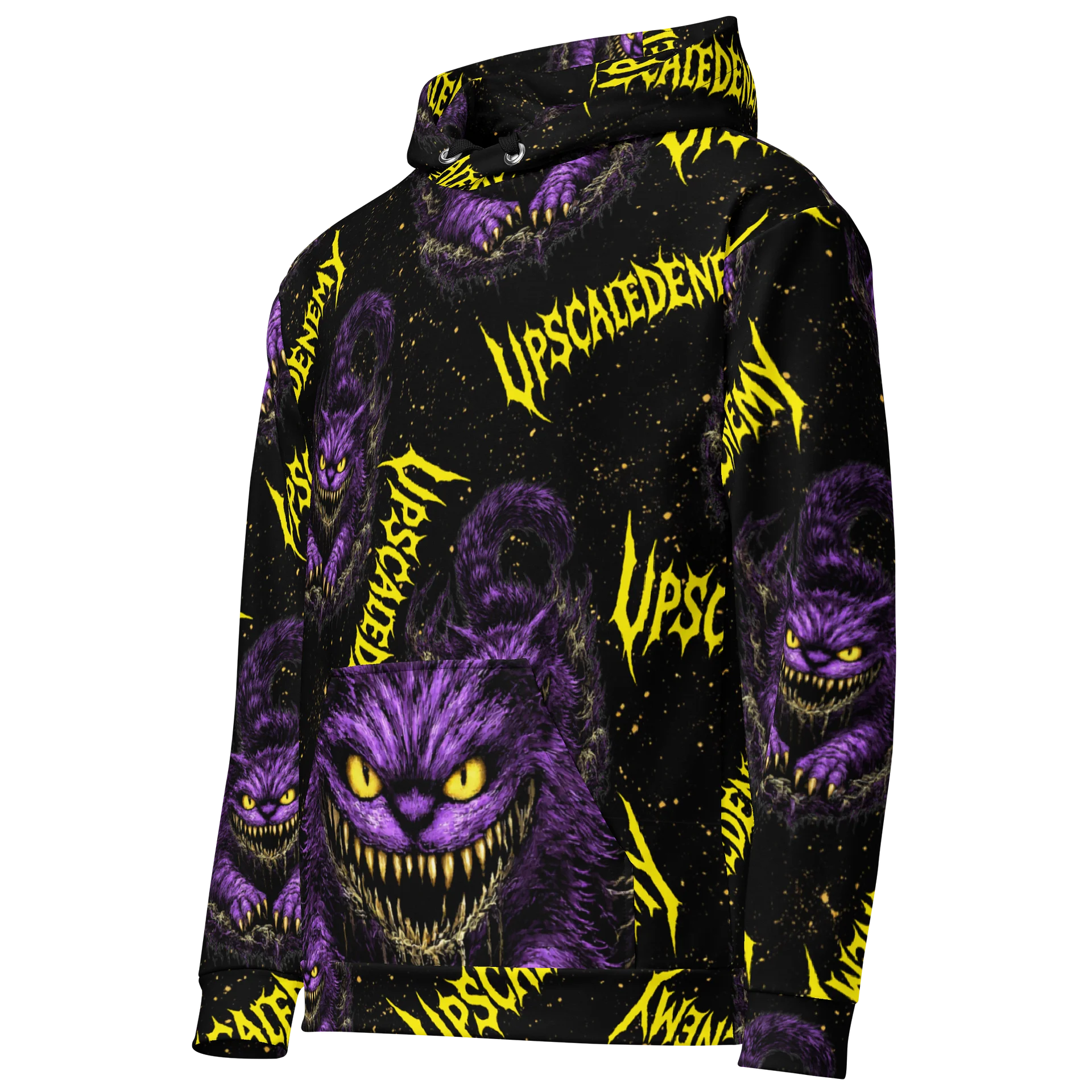 Upscaled Enemy - Cheshire Cat Allover Print Hoodie product image (2)
