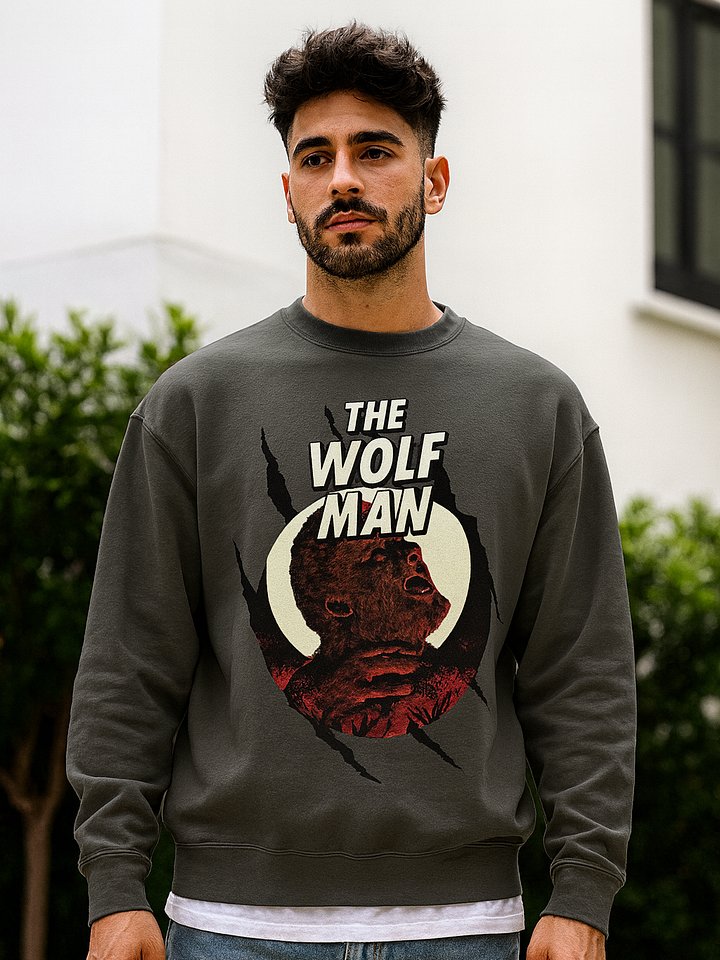 The Wolf Man Fleece Sweatshirt product image (1)