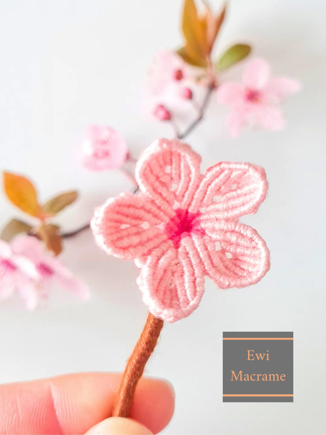 Micro Macrame Cherry Blossom – Photo Tutorial product image (7)