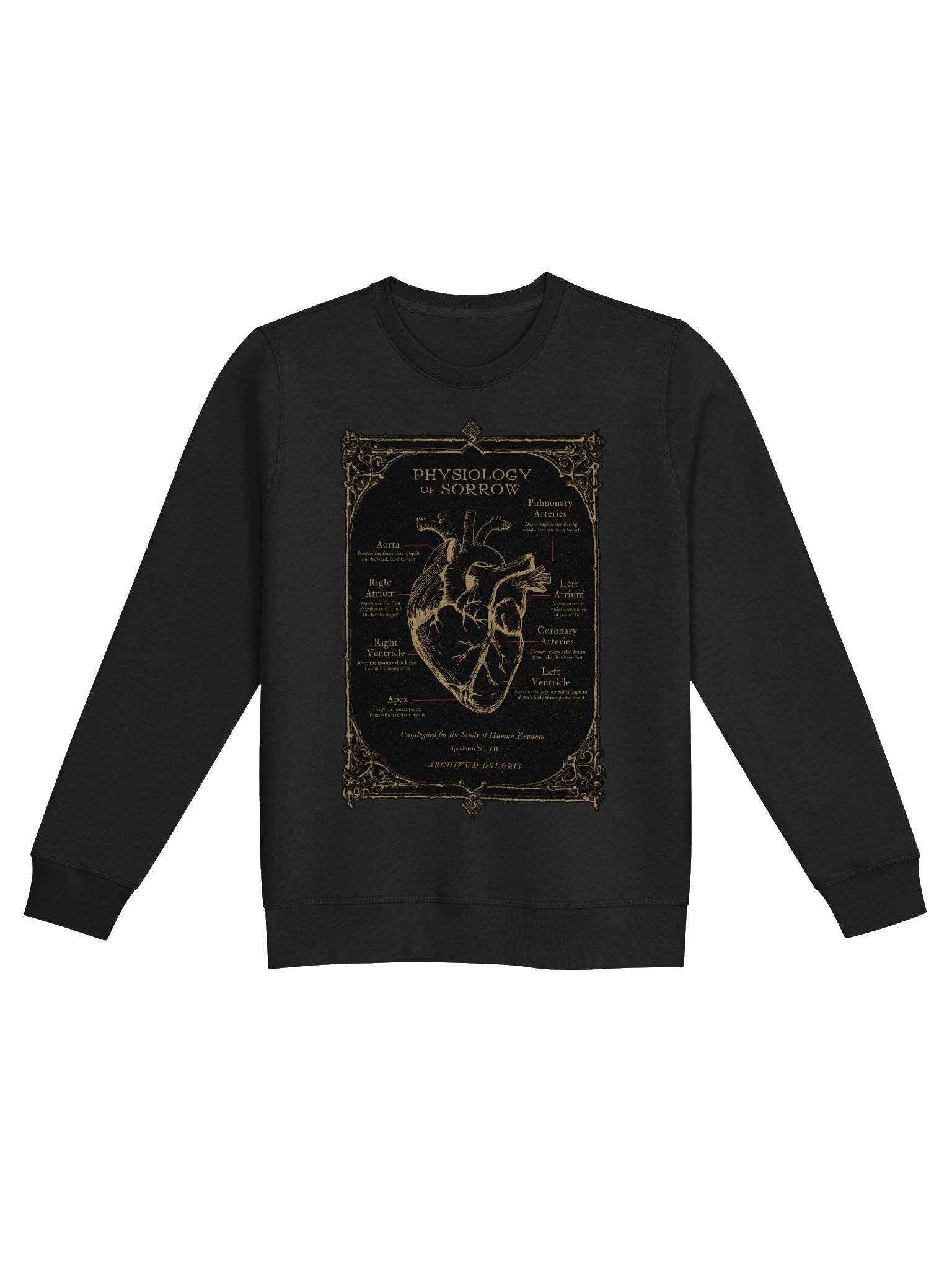 Gothic Anatomy Series: Heart Specimen VII Sweatshirt product image (1)