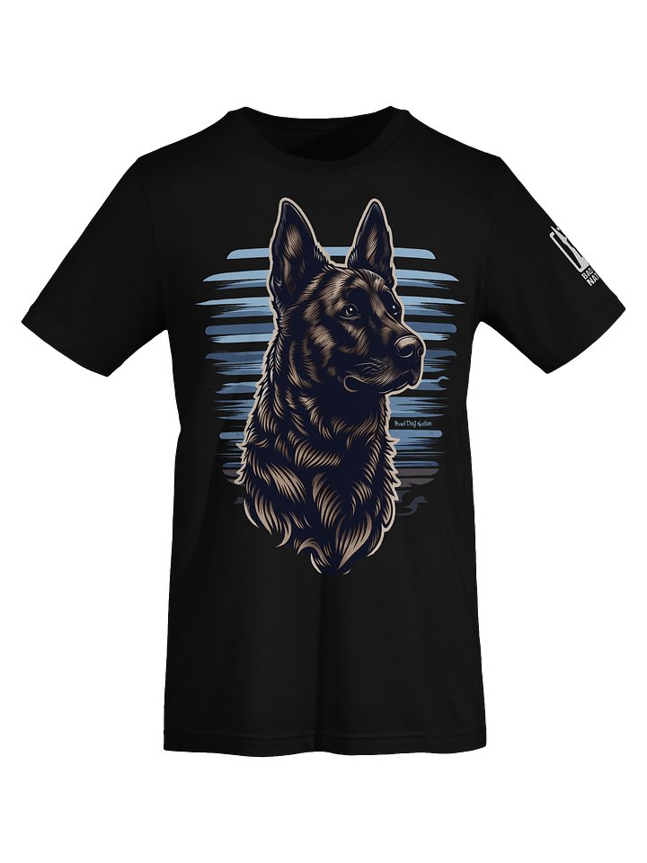 Noble Dutch Shepherd Portrait - Premium Unisex T-shirt product image (5)